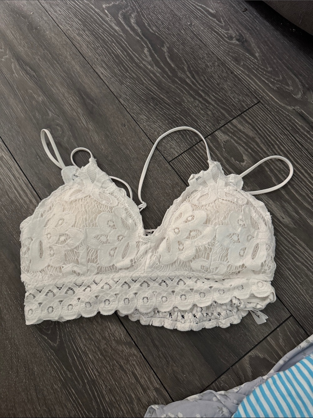 White Lace Bralette - Women's Intimates